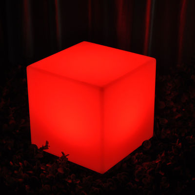 Glowing Outdoor LED Cube Light Chair Plastic IP65 Waterdicht Voor Park Villa Decoratie