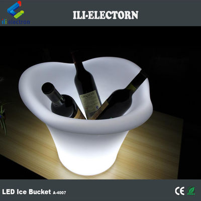 Oplaadbare plastic led ijs emmers waterdicht draadloos draagbare buiten voor partij