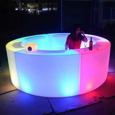 Verlicht Draagbare led bar counter lichtgewicht beweegbaar Duurzaam waterdicht voor evenementen
