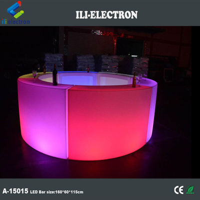 Verlicht Draagbare led bar counter lichtgewicht beweegbaar Duurzaam waterdicht voor evenementen
