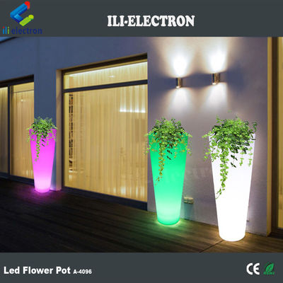Buiten waterdichte led bloemenplanters aanraakbediening type