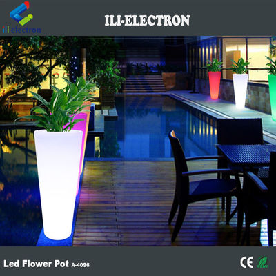 Buiten waterdichte led bloemenplanters aanraakbediening type