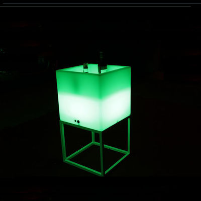 Buiten waterdicht verlichting ijs emmer vierkant met metalen stand
