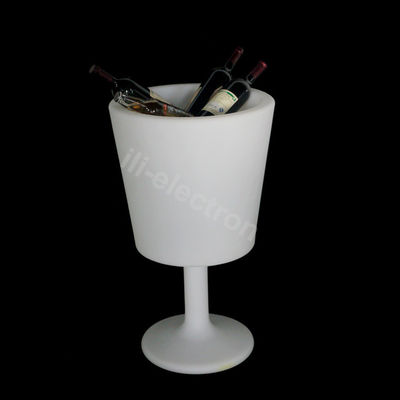 draadloze besturing gloeiende plastic led ijs emmer met stand voor binnen- en buiten