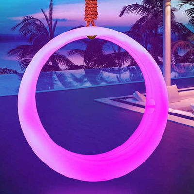 Hotel Modern PE plastic LED herlaadbaar LED schommel