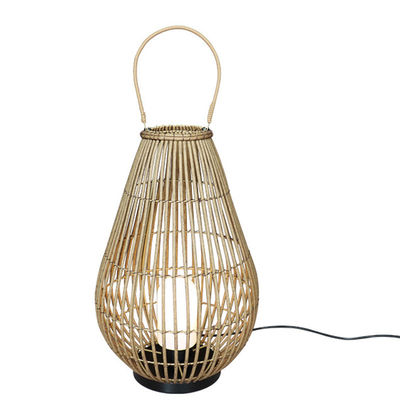 Landschapslampen voor buiten Rattan Geweven lamp Oplaadbare hanger
