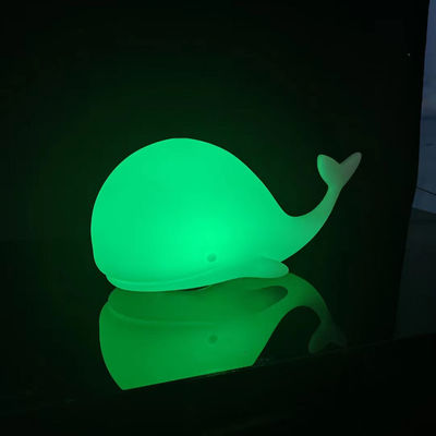 Oplaadbare walvis LED nachtlamp voor baby slaapkamer