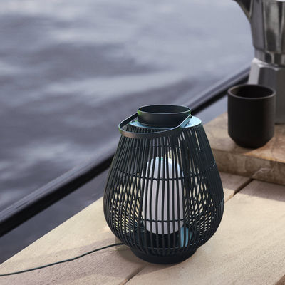 IP44 waterdichte rotan tuinlantaarns voor buitenlandschapsvloeren