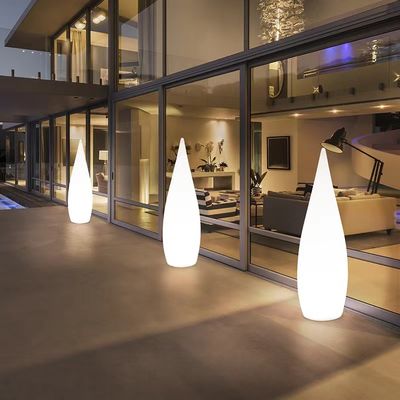 Plastic Glow Lights Led Floor Lamp Voor buiten tuinfeest decoratie