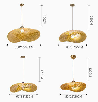 Hanglampen Bamboe Led Plafondlampen Rattan Hanglamp