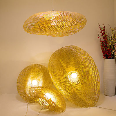 Hanglampen Bamboe Led Plafondlampen Rattan Hanglamp