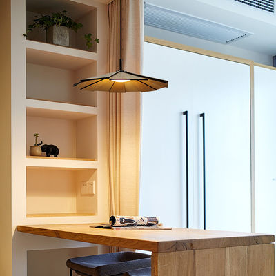 Goede kwaliteit binnenwandhanger bamboe hout slaapkamer rotan lamp schaduw handgemaakte lampen