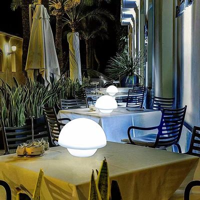 Mushroom Design Glow Tafellamp Oplaadbaar 4100K Neutraal Wit