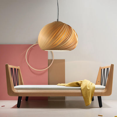 Nordic kroonluchter woonkamerlamp creatieve handgemaakte houten hanglamp