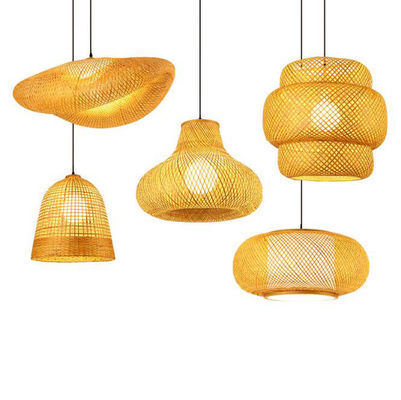 Uniek ontwerp Hangende bamboe decoratieve lamp bamboe ambachtelijke lamp
