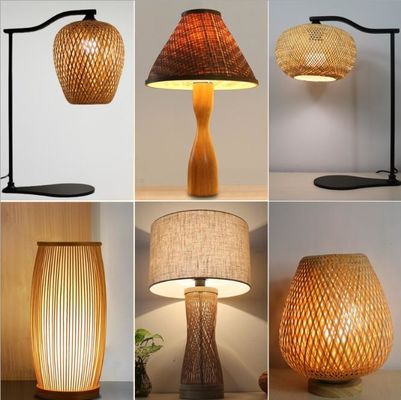 Atmosfeer Rotan tafellamp, Bamboe tafellamp Voor binneninrichting