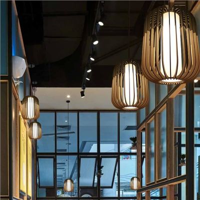 Nodic Rattan hanglamp kandelaar schakelaar besturing voor huisversiering