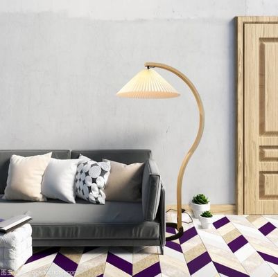 Creatieve gepleteerde rotan staande lamp voor slaapkamer woonkamer