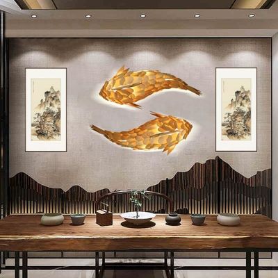 Creatieve hanglamp vis ontwerp kandelaar hanglamp