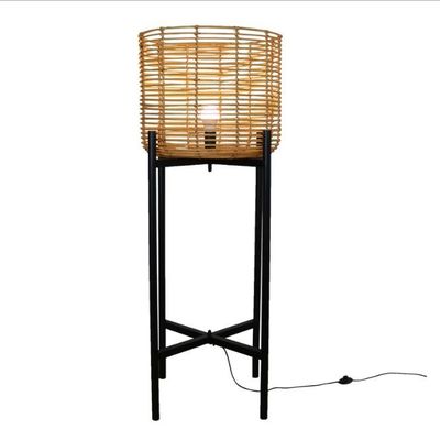 4 Legs Wicker Rattan vloerlampen voor woonkamer sfeer