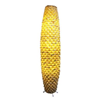 Bamboe Woven vloer rotan lamp 3500K voor woonkamer
