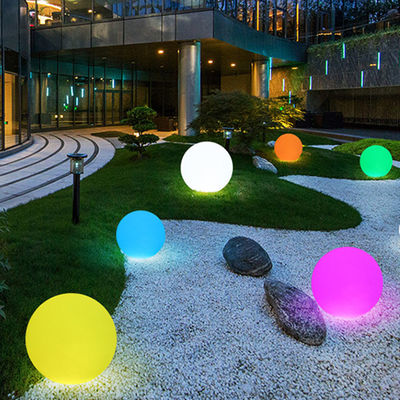 kunststof geleid zonne-energie ballenlamp