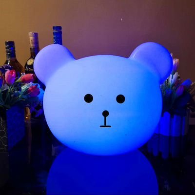Mini schattig beer kindje baby indoor decoratieve draagbare LED nachtlamp