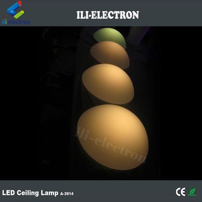 PE-plastic LED half bol licht oplaadbaar voor kerstversiering