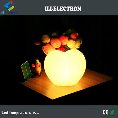 Plastic LED-perzikvormige lamp met oplaadbare lithiumbatterie