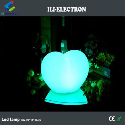 Plastic LED-perzikvormige lamp met oplaadbare lithiumbatterie