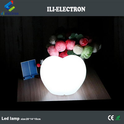 Plastic LED-perzikvormige lamp met oplaadbare lithiumbatterie