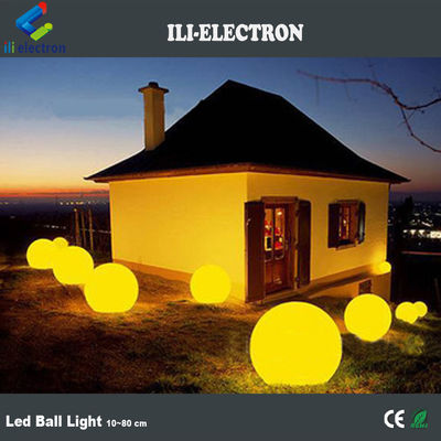 Verjaardag decoratie plastic led bol