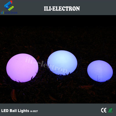 Verjaardag decoratie plastic led bol