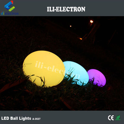 Verjaardag decoratie plastic led bol
