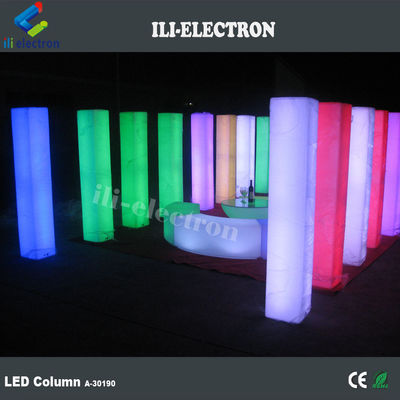 PE Verlichting van kunststof decoratieve bruiloftskolommen verlichting van bruiloftskolommen