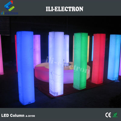 PE Verlichting van kunststof decoratieve bruiloftskolommen verlichting van bruiloftskolommen