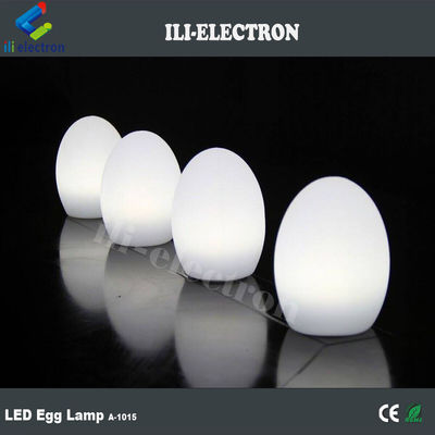 USB opladen Plastic ei in de vorm van LED-lampen Draadloos met oplaadbare lithiumbatterie