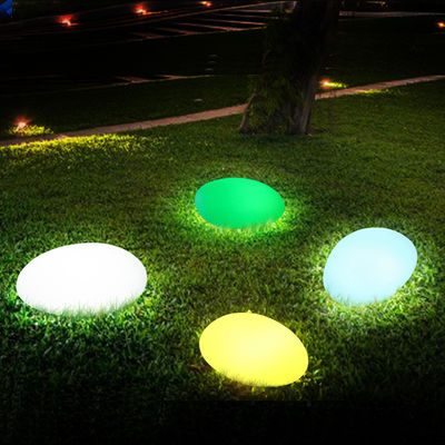 PE Plastic LED Stone Light Waterdicht Oplaadbare Kleurveranderend Voor Home Decoratie