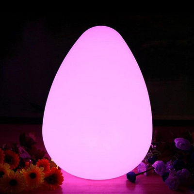 Plastic Oude Ei Vormige LED Lampen 4400mah Met Waterdrop Stijl
