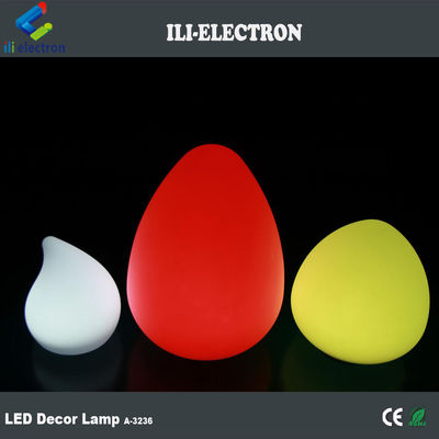 Plastic Oude Ei Vormige LED Lampen 4400mah Met Waterdrop Stijl