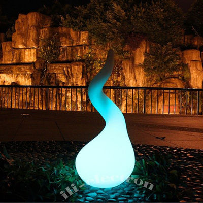 16 kleurenveranderende kunststof led vloerlampen