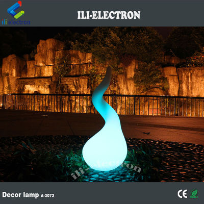 16 kleurenveranderende kunststof led vloerlampen