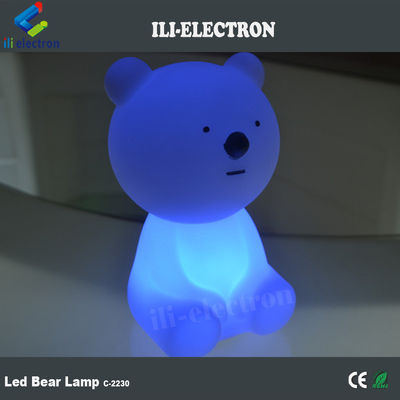 Plastic Bear Animal Shaped LED tafellamp