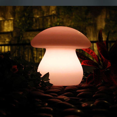 Moderne plastic led gloeiende champignonlamp