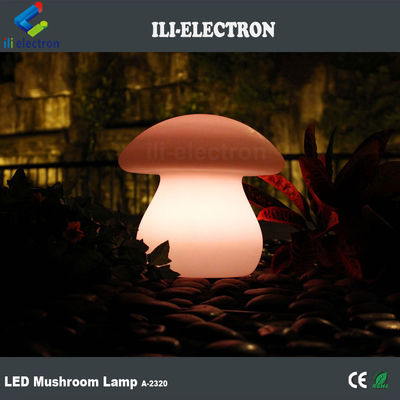 Moderne plastic led gloeiende champignonlamp