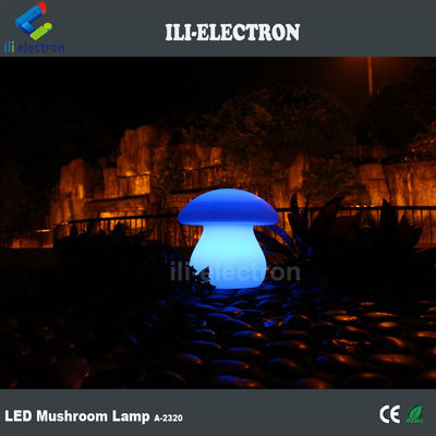 Moderne plastic led gloeiende champignonlamp