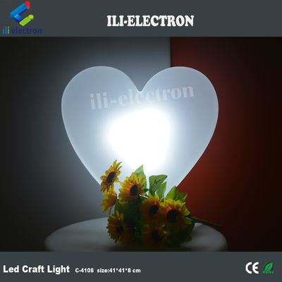 Hartvormige verlichte led-decoratiemoment