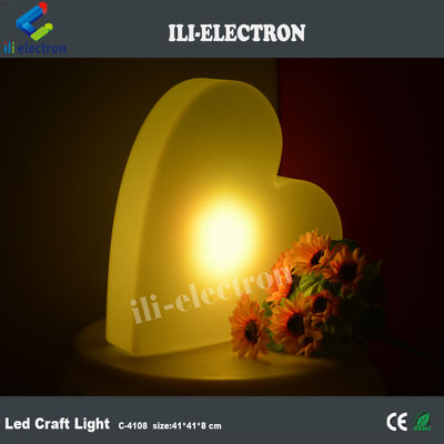 Hartvormige verlichte led-decoratiemoment