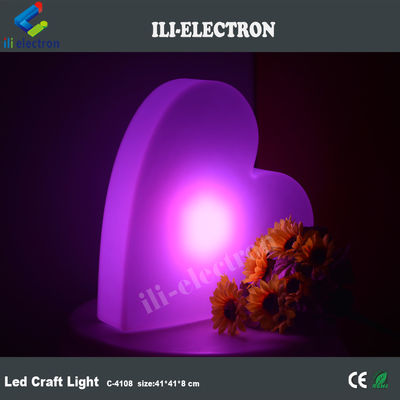 Hartvormige verlichte led-decoratiemoment