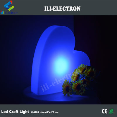 Hartvormige verlichte led-decoratiemoment